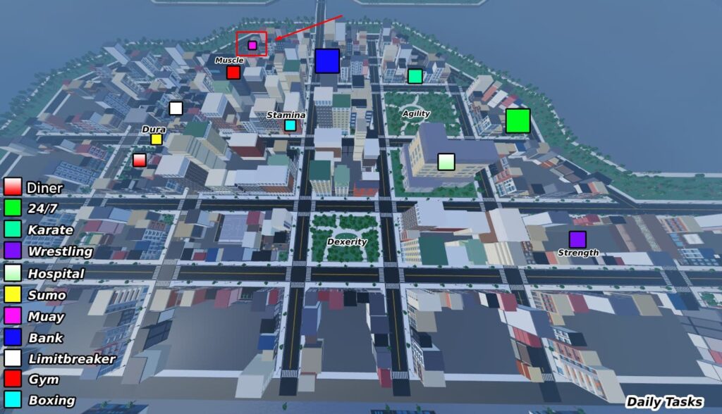 Sukatanata Gym Interior with Torus Seishu